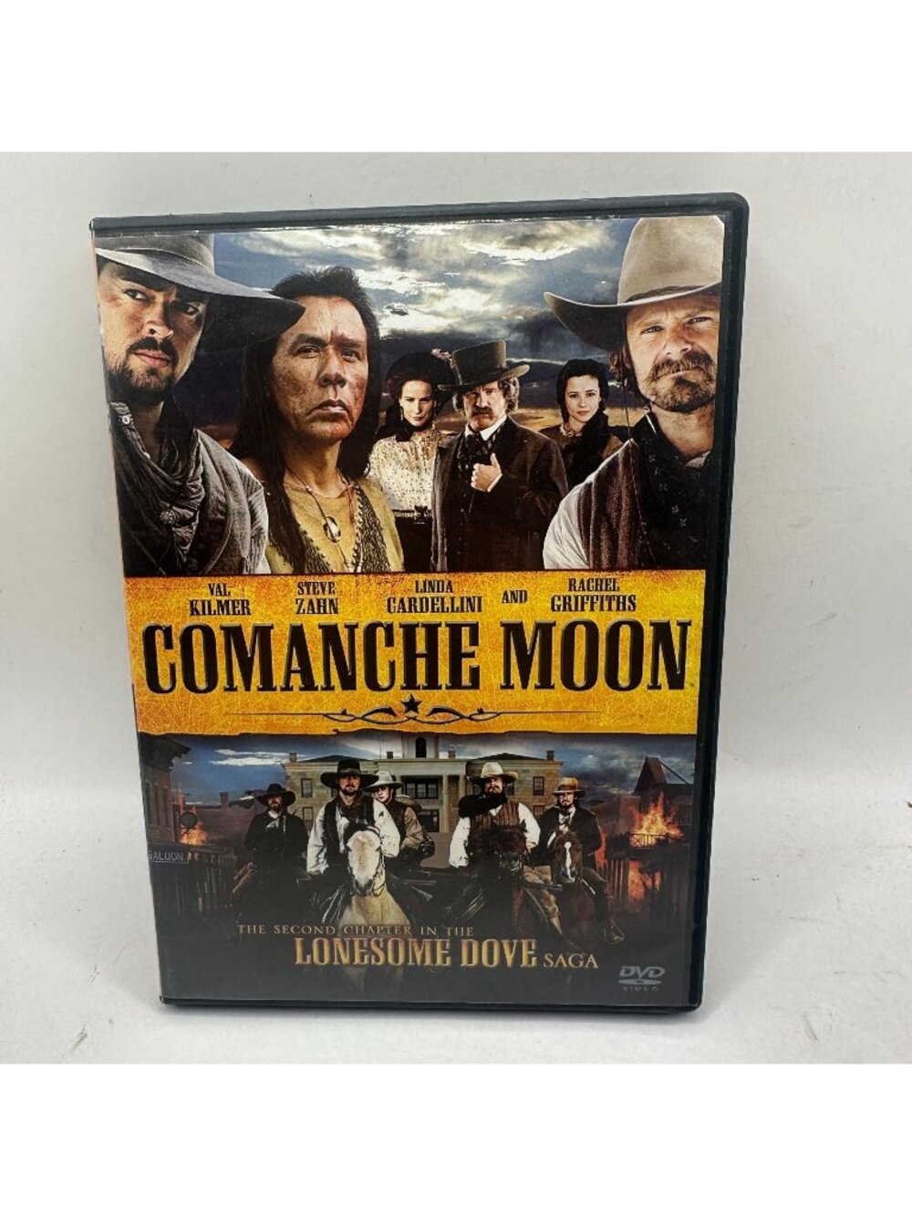 Comanche Moon DVD Val Kilmer Steve Zahn Linda Cardellini CBS Region 1 Drama Adve